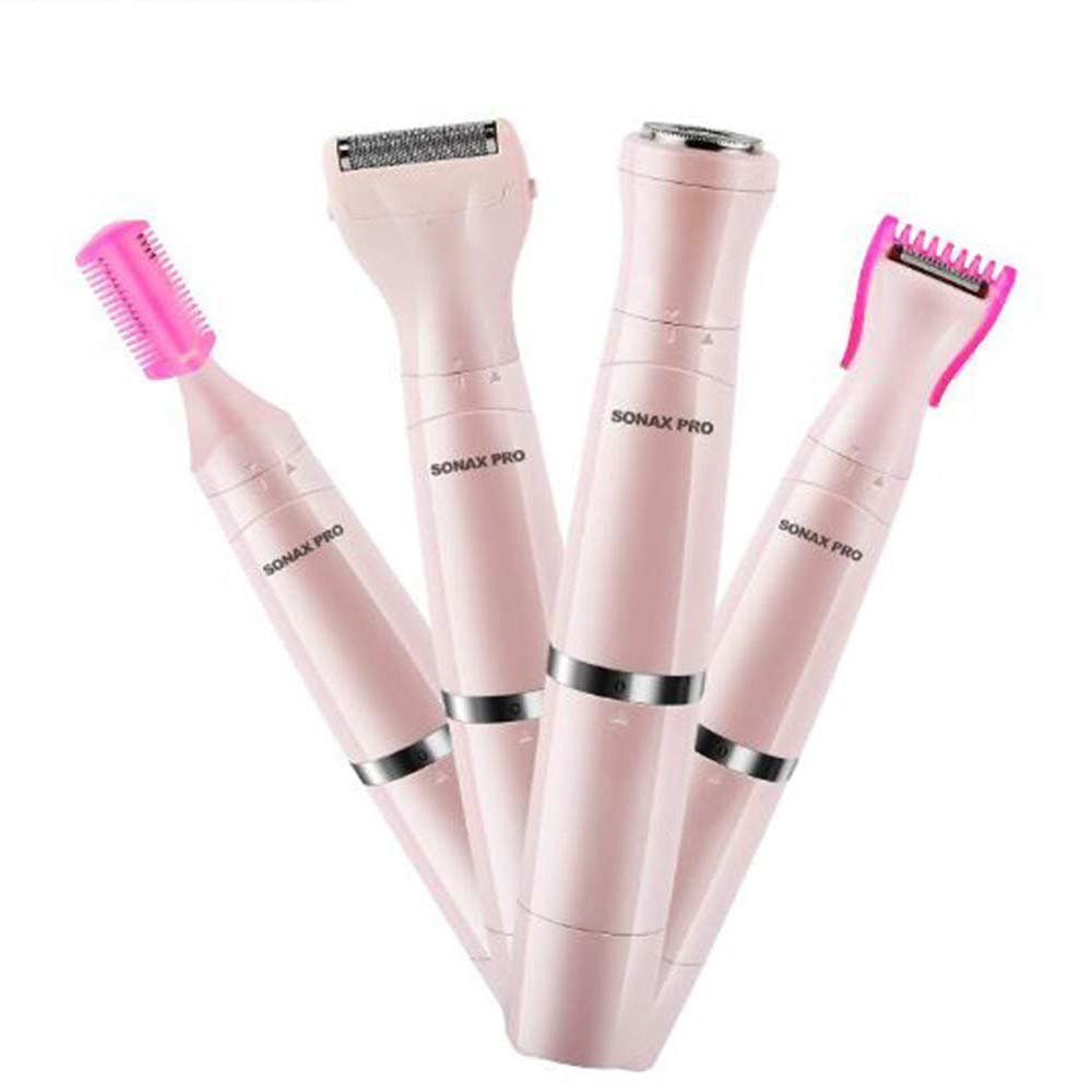 4 in 1 Portable USB Charging Ladies Epilator Electric Ipx4 Waterproof Painless Safety for Underarm Private Body Foot Leg Shaver