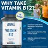 Applied Nutrition Vitamin B12 Tablets 1000mcg - Immune System Support & Reduction of Tiredness and Fatigue, Made in The UK, Vegan (90 Tablets) view 2