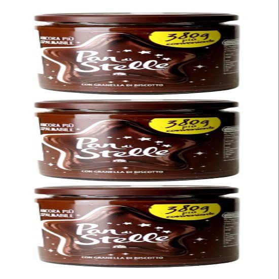 3X Pan di stelle Crema Spalmabile Chocolate Hazelnut Spread 330 g