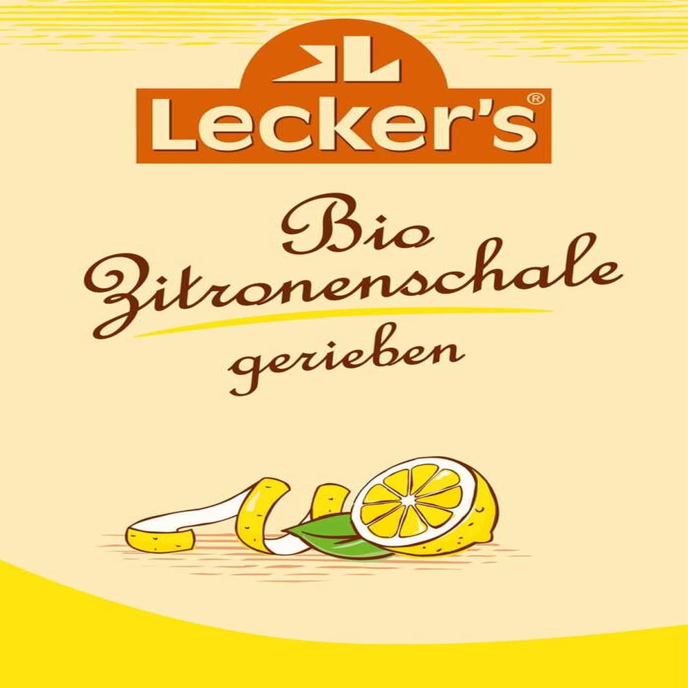 Lemon Peel grated BIO 15 g Lecker's