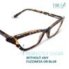 2SeeLife Premium Cat Eye Reading Glasses for Women Narrow-Medium Fit, Sturdy Frame, Spring Hinges, Stylish Funky Readers, Brown Tortoise, +1.50 view 2