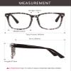 Ashilun Anti Blue Light Glasses Computer Glasses Blue Light Blocking Glasses Gaming Eyeglasses Reduce Eye Strain for Women Men (Ink black) view 4