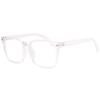 Ashilun Anti Blue Light Glasses Computer Glasses Blue Light Blocking Glasses Gaming Eyeglasses Reduce Eye Strain for Women Men (Transparent) view 2