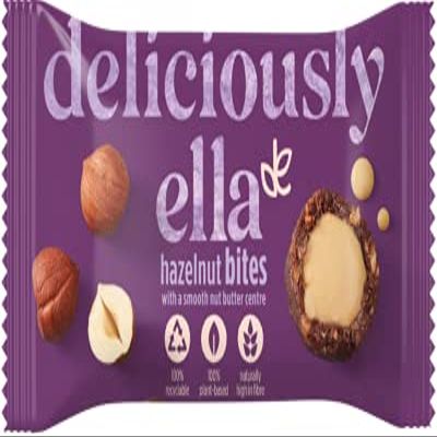 Deliciously Ella | Hazelnut Nut Butter Bites | 4 x 36g
