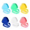 Healifty 6pcs Retainer Case, Slim Retainer Box with Vent Holes, Colour Denture Box, Mouth Guard Case with Tight Snap Lock - Denture Baths False Teeth Container for Household, Travel, Office view 1