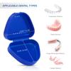 Healifty 6pcs Retainer Case, Slim Retainer Box with Vent Holes, Colour Denture Box, Mouth Guard Case with Tight Snap Lock - Denture Baths False Teeth Container for Household, Travel, Office view 3