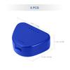 Healifty 6pcs Retainer Case, Slim Retainer Box with Vent Holes, Colour Denture Box, Mouth Guard Case with Tight Snap Lock - Denture Baths False Teeth Container for Household, Travel, Office view 4