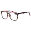 Ashilun Anti Blue Light Glasses Computer Glasses Blue Light Blocking Glasses Gaming Eyeglasses Reduce Eye Strain for Women Men (Blue Flowers) view 2