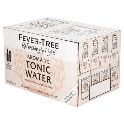 FEVER-TREE|Fever Tree Light Aromatic Tonic, 24 x 20 cl