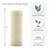 Bambaw Vegan Eco Floss and Stainless Steel Dental Floss Dispenser, Non Plastic Dental Floss, Tooth Floss, Natural Dental Tape, 1x50 Meter Refill view 3