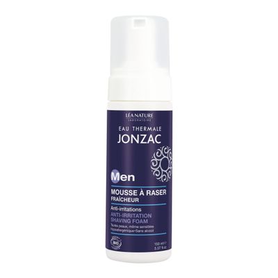 Eau Thermale Jonzac Organic Cosmetic Men Anti-Irritation Shaving Foam, 150 ml