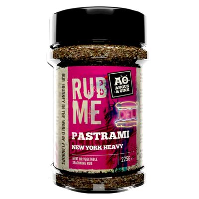 Angus & Oink | New York Heavy Pastrami Rub | NYC Deli-Inspired Seasoning | Bold Flavour with Juniper, Coriander & Black Pepper | Perfect for Pastrami & Smoked Beef | 225g