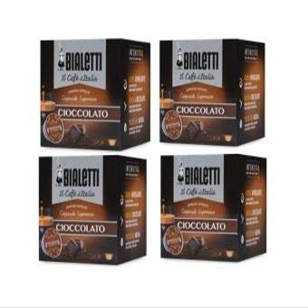 Bialetti Caf d'Italie Cioccolato Flavour 4 Boxes of 12 Capsules