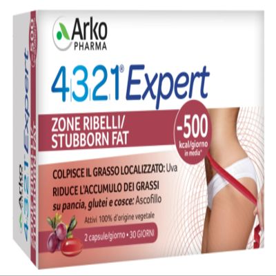 Arkopharma 4321 Slim Zone Ribelli Integratore Alimentare, 60 Capsule