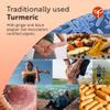 Nutravita Organic Turmeric 1440mg (High Strength) with Black Pepper & Ginger - 180 Vegan Turmeric Capsules (3 Month Supply)  Organic Termeric with Active Ingredient Curcumin - Made in The UK view 3