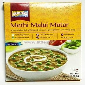 Ashoka Ready Meals- Methi Malai Matar- 280Gx10