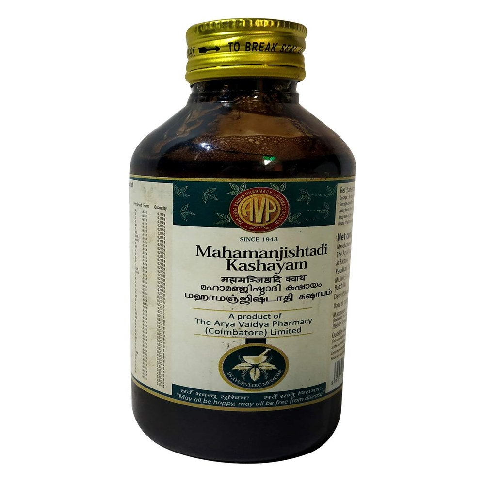 AVP - Arya Vaidya Pharmacy Mahamanjistadi Kashayam (200ML)