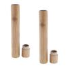 (2 pcs) Portable Natural Bamboo Toothbrush Case Toothbrush Protect Holders for Home or Travel view 1