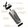Beyond Shakers Pro Insulated Metal Protein Shaker, Stainless Steel Supplement Bottle - BPA Free for Gym 735ml in Brushed Steel view 2