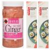 Pickled Pink Sushi Ginger (340g) and Wasabi Paste Tubes (2x43g) view 1