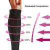 5 Pairs Compression Socks for Men & Women Best Graduated Athletic Fit for Running Flight Travel Pregnancy Flying Nurses Medical Shin Splints -Varicose Veins (M, Black) view 2