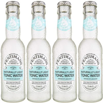 Fentimans Naturally Light Tonic Water 4 x 200ml