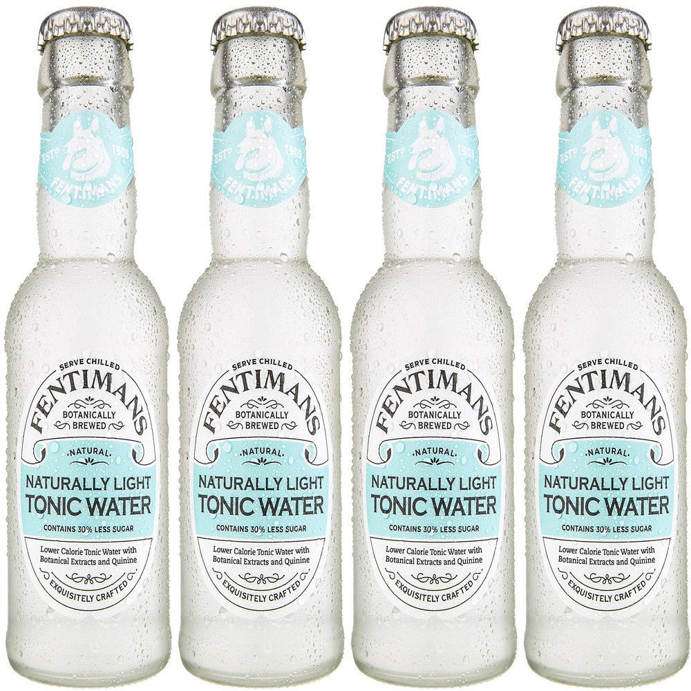 Fentimans Naturally Light Tonic Water 4 x 200ml