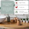 Wild & Stone | Organic Children's Bamboo Toothbrush | 4 Pack | Soft Fibre Bristles | 100% Biodegradable Handle | BPA Free | Vegan Eco Friendly Kids Toothbrushes (Multicolour) view 4