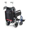 NRS Healthcare Wheelyscooter Reflective Wheelchair Scooter Walking Stick/Crutch Bag, Black and Burgundy view 1