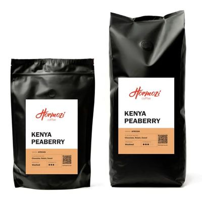 6KG Wholesale Kenya Peaberry Freshly Roasted Coffee Whole Beans or Ground Arabica (Course Ground  Light Roast)