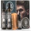 VIKING REVOLUTION - Beard Conditioner Kit - Beard Grooming Kit For Men - Softens, Smoothes & Soothes - With Beard Wash & Conditioner, Beard Oil, Beard Balm and Beard Comb view 1