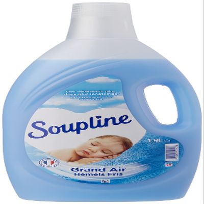 Soupline Diluted Grand Air Only Softener/Fabric Supplement to Your Laundry Detergent 1.9 L