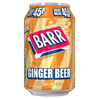 BARR Ginger Beer 45P CAN 330ml X 12