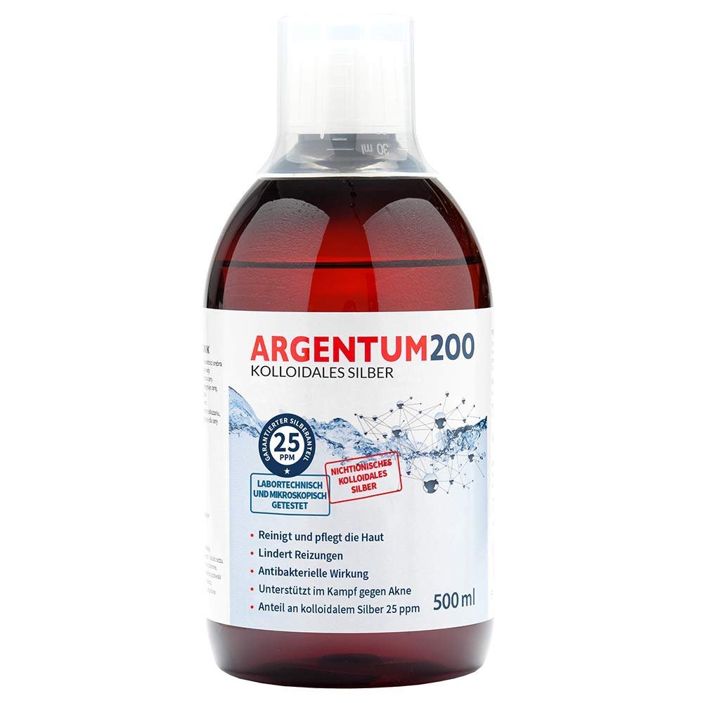 Argentum 200 Colloidal Silver 25 ppm 500 ml