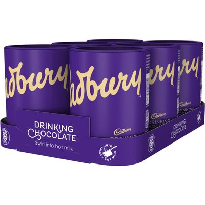 Cadbury Drinking Chocolate, 250 g ( Pack of 6)