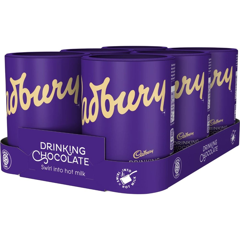 Cadbury Drinking Chocolate, 250 g ( Pack of 6)