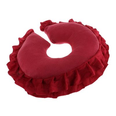 (1 pc) U Shaped Soft Massage Table Bed Face Cradle Pillow Salon Massage Neck Head Cushion Travel Flight Neck Pad