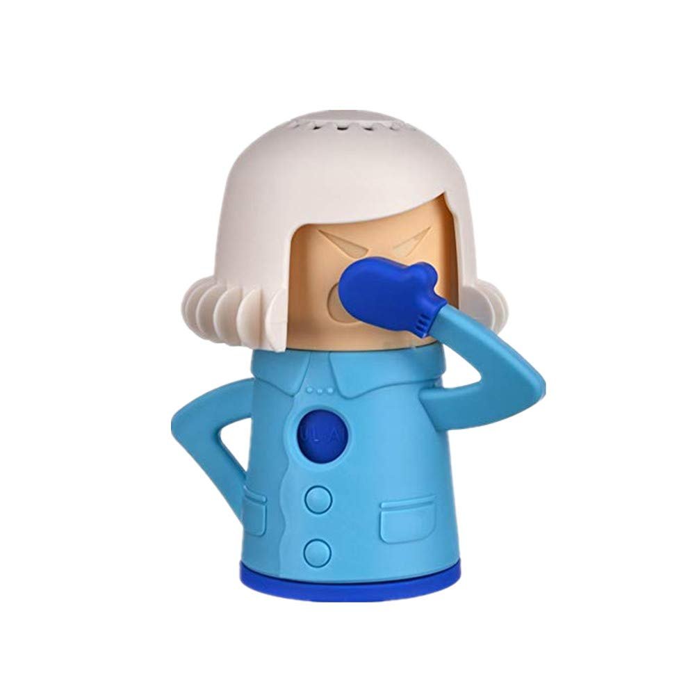Chilly blue Mama Fridge Odor Absorber, Refrigerator Moisture Absorber & Freshener Holder,Add Baking Soda to Absorb Funky Odors in The Refrigerator(blue)