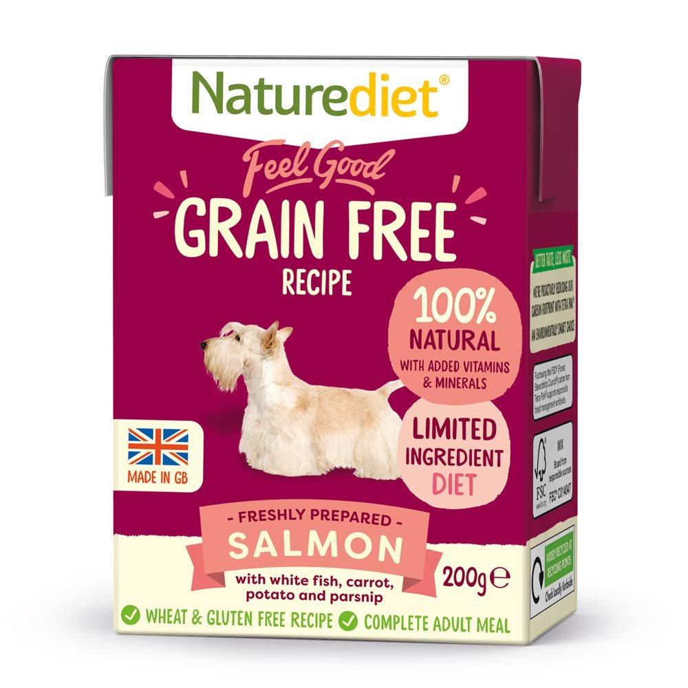 Naturediet - Feel Good, Grain Free (Grain Free Salmon, 8 x 200g)
