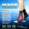 ABIRAM Foot Sleeve (Pair) with Compression Wrap, Ankle Brace For Arch, Ankle Support, Football, Basketball, Volleyball, Running view 3