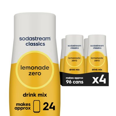 SodaStream SodaStream Zero Lemonade Drink Mix, 4 ml (Pack of 4)