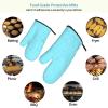 Badge Oven Gloves Oven Mitts Heated Gloves Oven Gloves Heat Resistant Oven Glove Heat Resistant Gloves Cooking Gloves Kitchen Gloves Bbq Gloves view 4