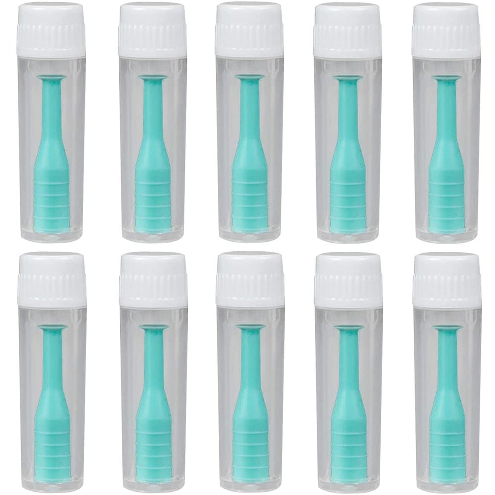 10 Pack Scleral Plunger Contact Removal Plunger & Inserter Suction Stick RGP Plunger, Hard Contact Lens Inserter Remover Eye Contact Plunger for Hard Lenses