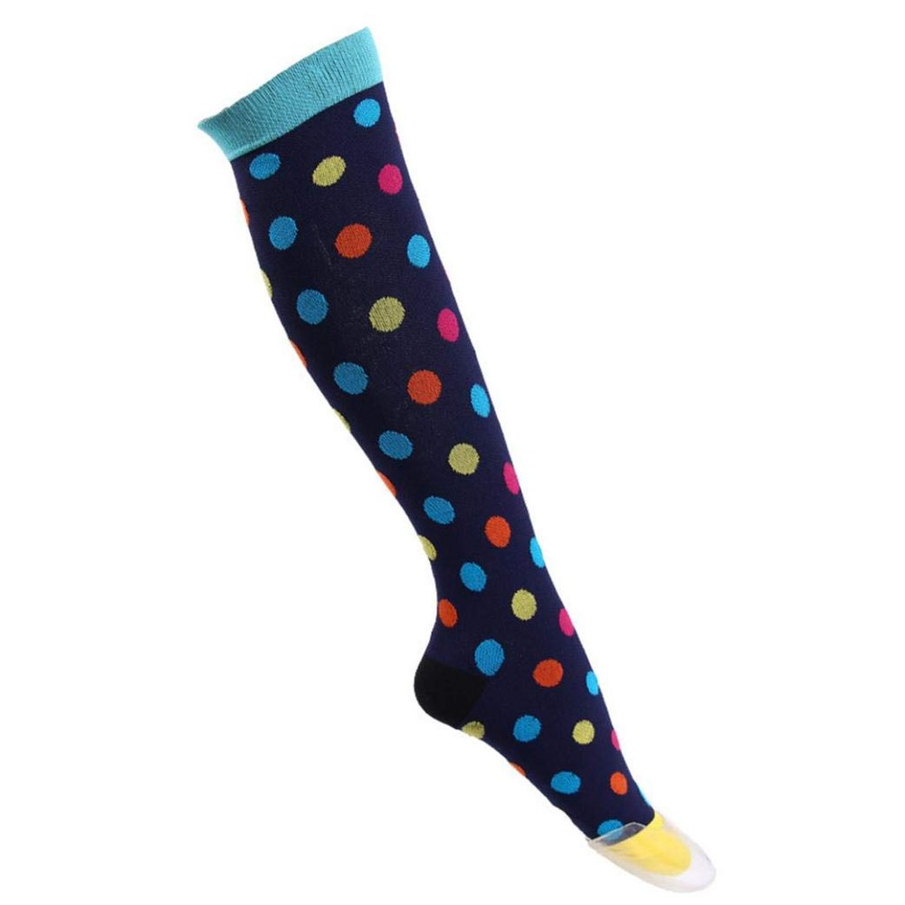 Angoter Compression Socks for Women and Men Long Sports Socks for Running Travel Cycling Pregnant Nurse Edema