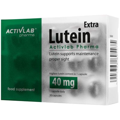 Activlab Lutein Extra Package of 1 x 30 Capsules with Zeaxanthin and Unsaturated Fatty Acids