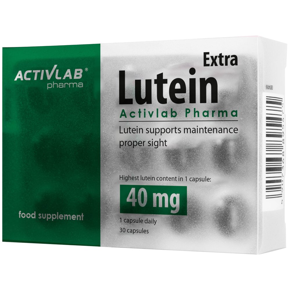 Activlab Lutein Extra Package of 1 x 30 Capsules with Zeaxanthin and Unsaturated Fatty Acids