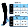 Angoter Compression Socks for Women and Men Long Sports Socks for Running Travel Cycling Pregnant Nurse Edema view 3