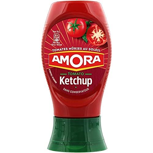 Amora Tomato Ketchup Tomato M Ries Au Soleil 280 g (Pack of 10)