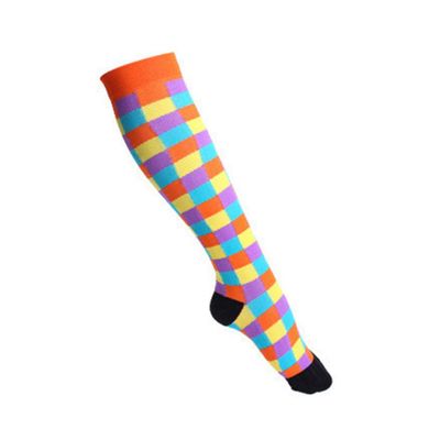 Angoter Compression Socks for Women and Men Long Sports Socks for Running Travel Cycling Pregnant Nurse Edema