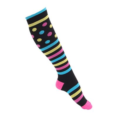 Angoter Compression Socks for Women and Men Long Sports Socks for Running Travel Cycling Pregnant Nurse Edema
